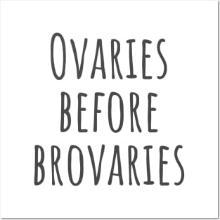 Ovaries Before Brovaries Posters and Art